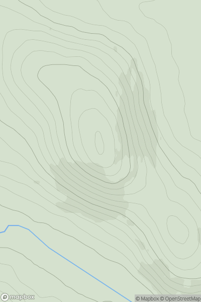 Thumbnail image for Black Hill [The Glenkens to Annandale] [NS904243] showing contour plot for surrounding peak